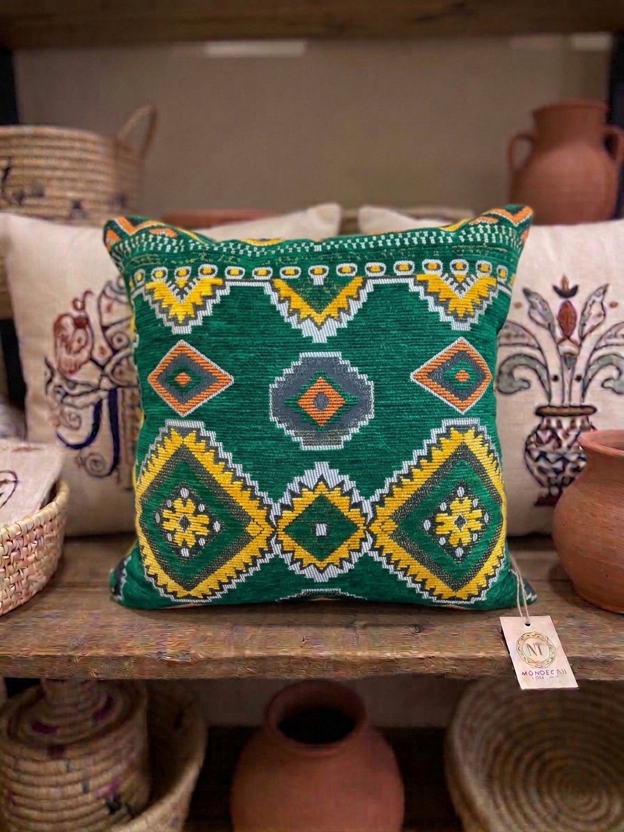 Atlas Motif Kilim Cushion - Image 2