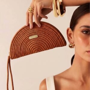 wallet luxury half moon
